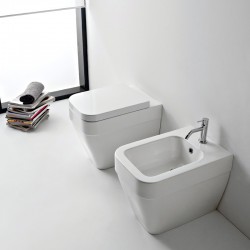 Бяла тоалетна чиния 23 - Серия Некст